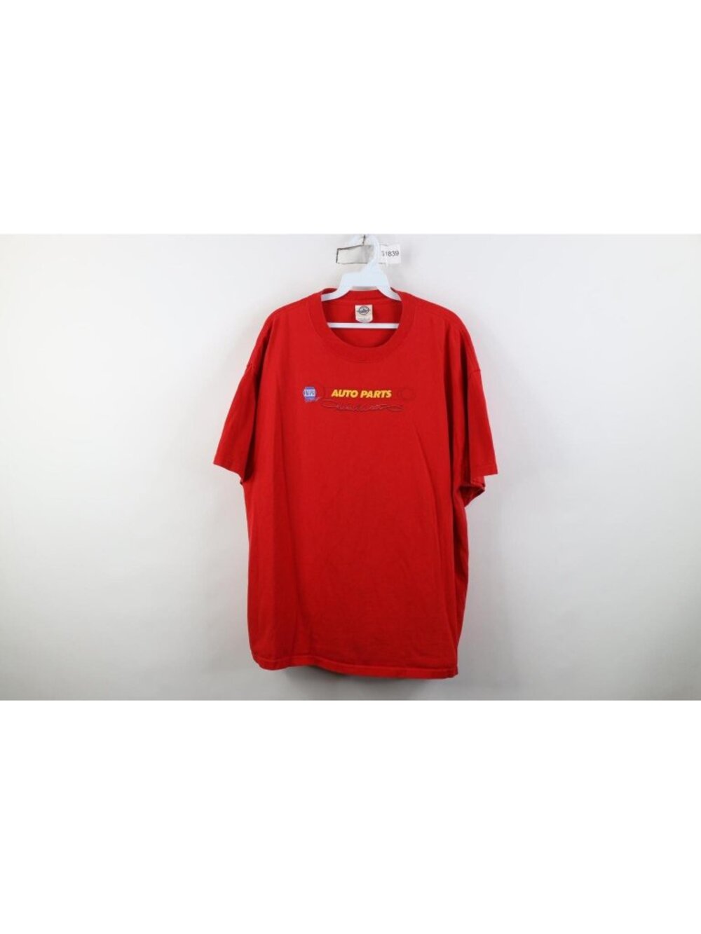 Vintage Y2K NASCAR Mens XL NAPA Racing Auto Parts Michael Waltrip T-Shirt Red